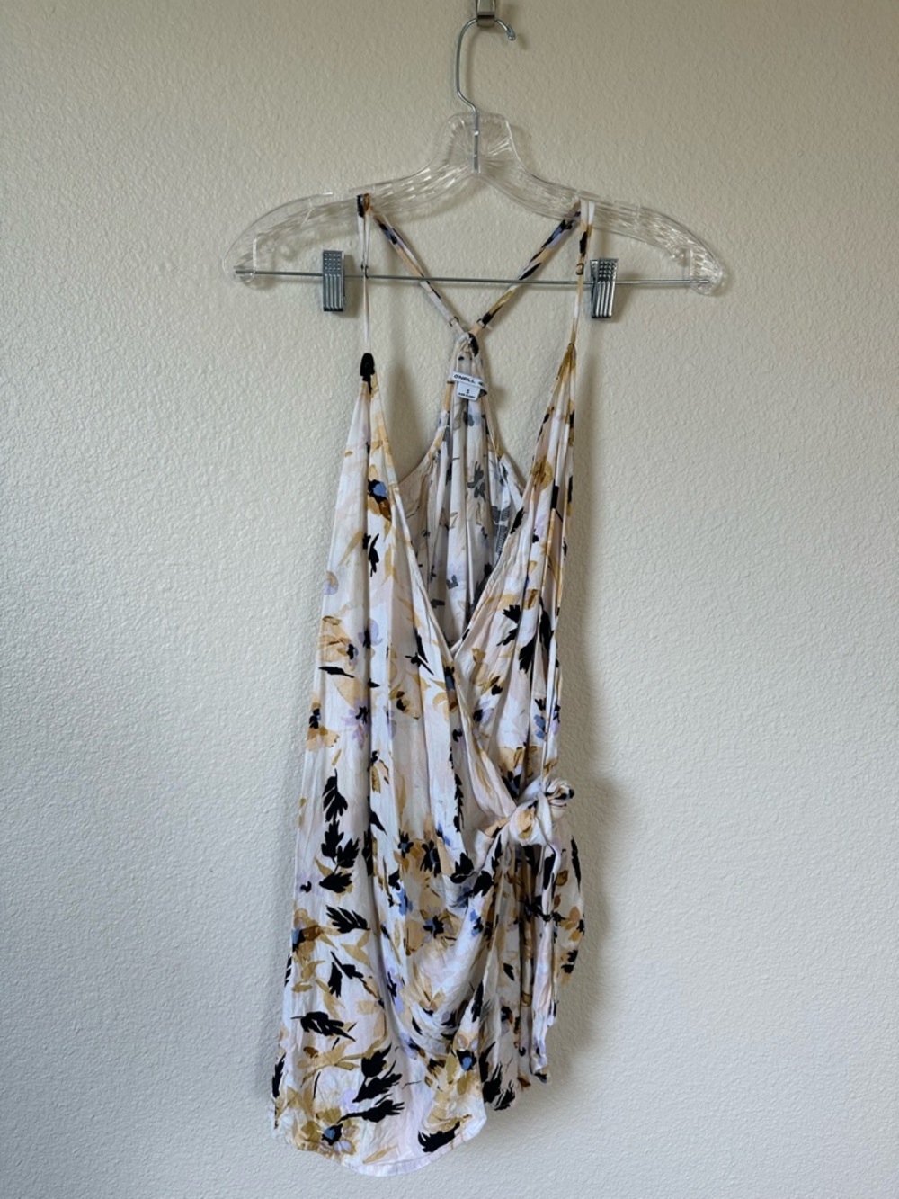O'Neill Brandon Floral Wrap Dress Beach Coverup - Size Small - AS-IS / TLC